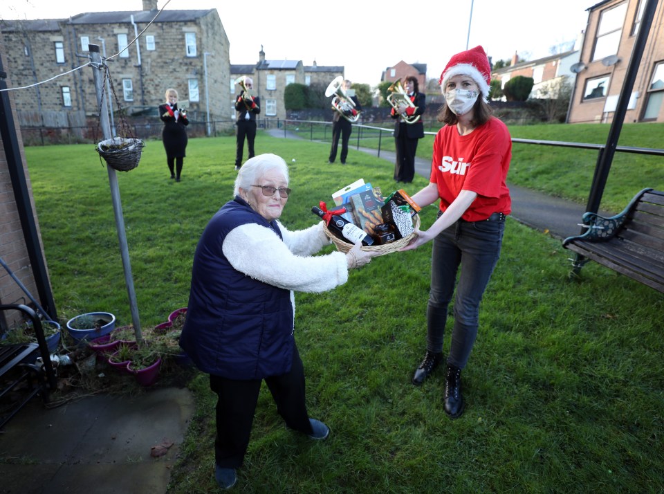 Meanwhile Kate Jackson delivered goods in West Yorkshire