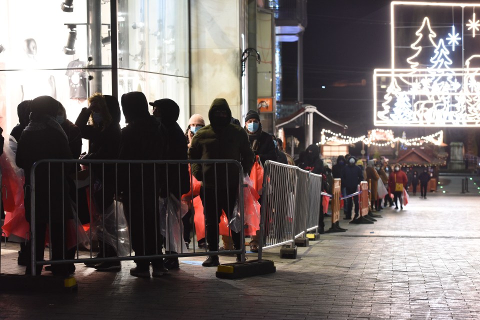 Liverpool and Birmingham city centres are both busy this morning