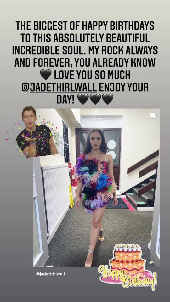 Perrie Edwards also wished her a happy birthday
