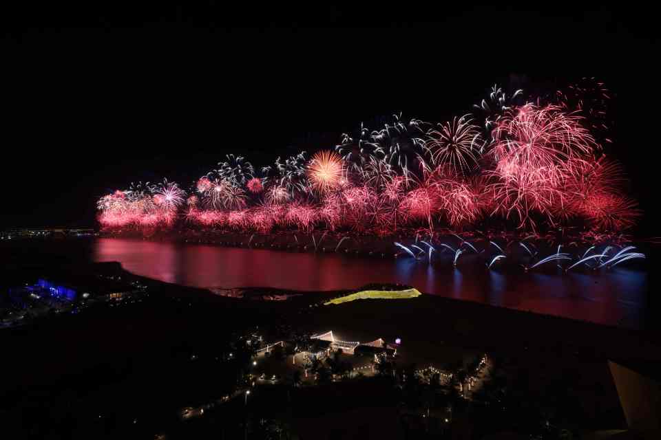 The UAE's celebrations were unrivalled