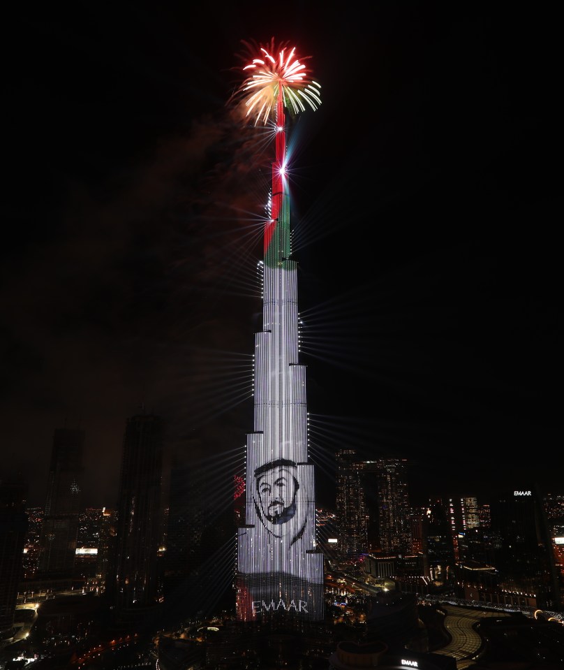 The fireworks display spared no cost