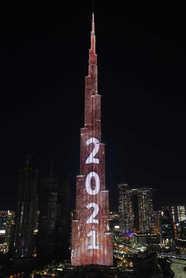 Dubai rang in the new year with its most expensive fireworks display ever