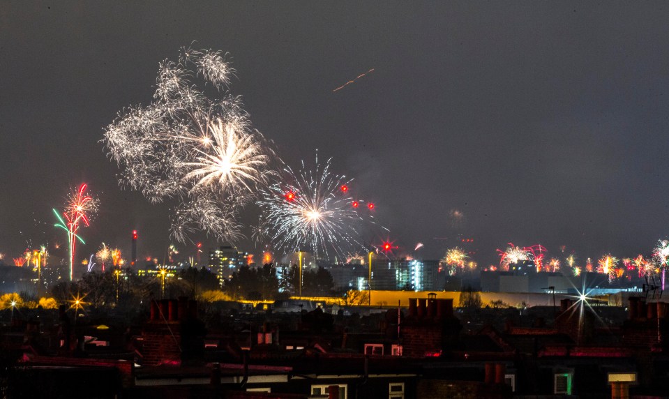 Fireworks set off from homes in south west London