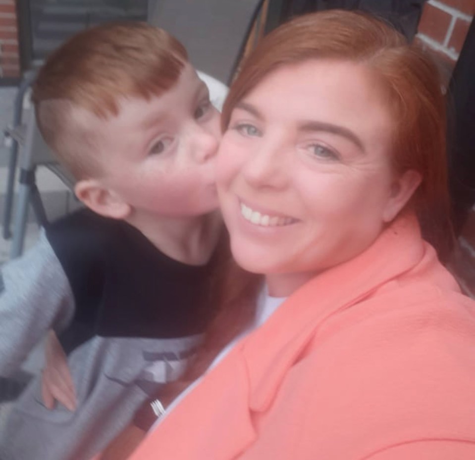 A mum pranked her son as part of their annual Elf on the Shelf Christmas traditions 