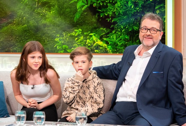 Kate and Derek's children saw him for the first time since March at Christmas