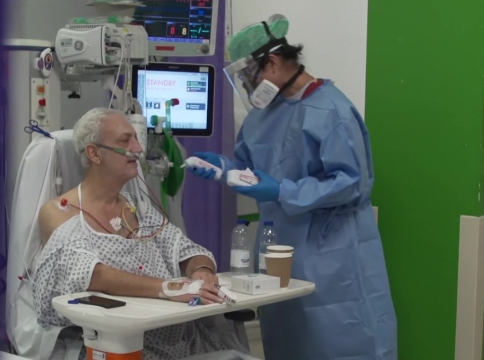 Dozens of patients require ventilators in the hospital