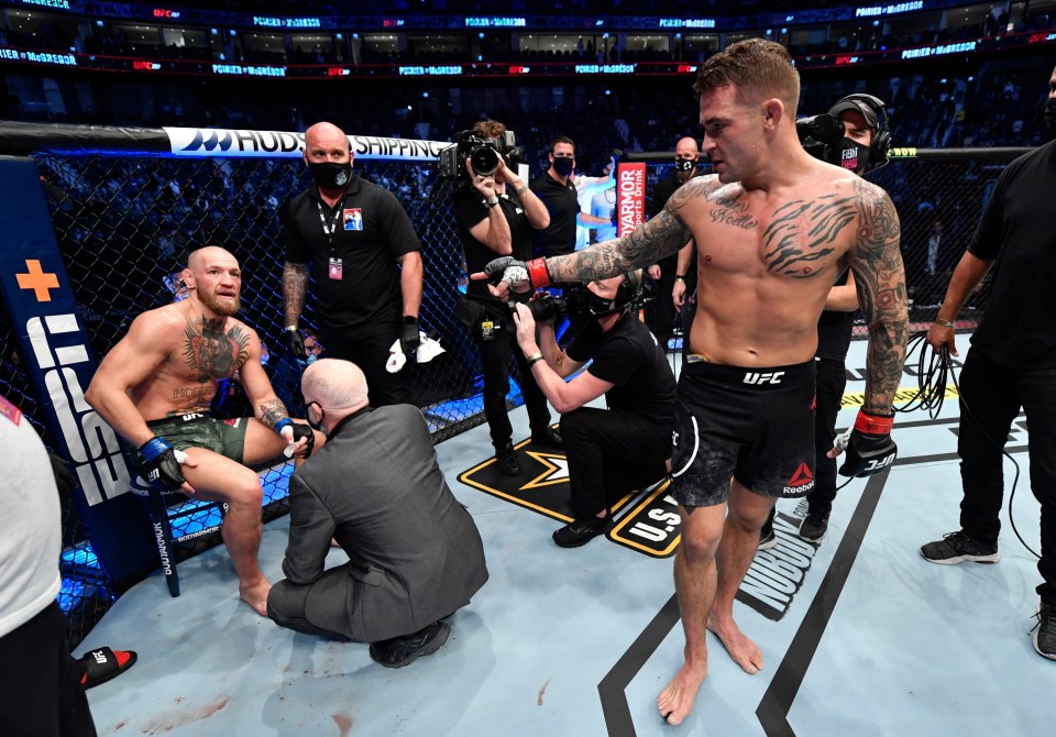 McGregor was left contemplating his future after the shuddering loss