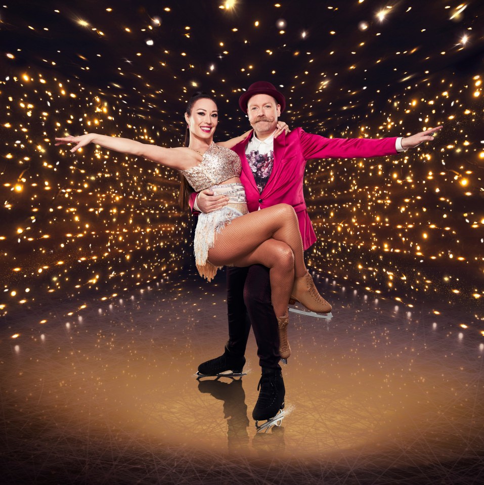 Rufus has been partnered with Robin Johnstone for this year's Dancing on Ice
