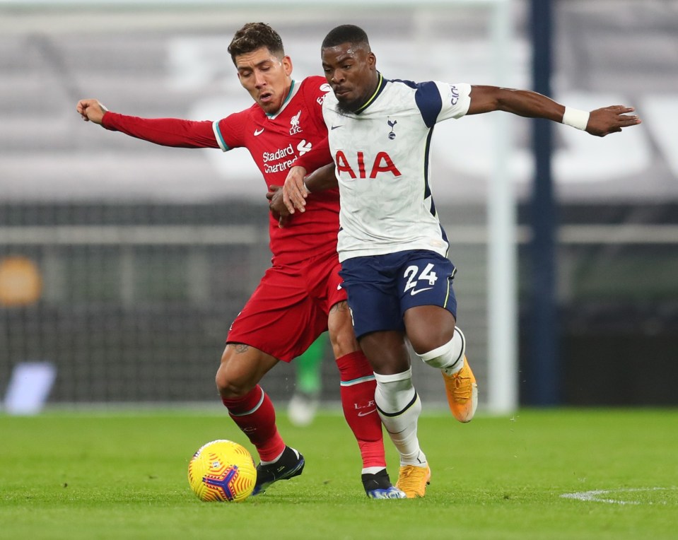 Serge Aurier stormed out of the ground after being taken off at half-time in Tottenham's defeat to Liverpool