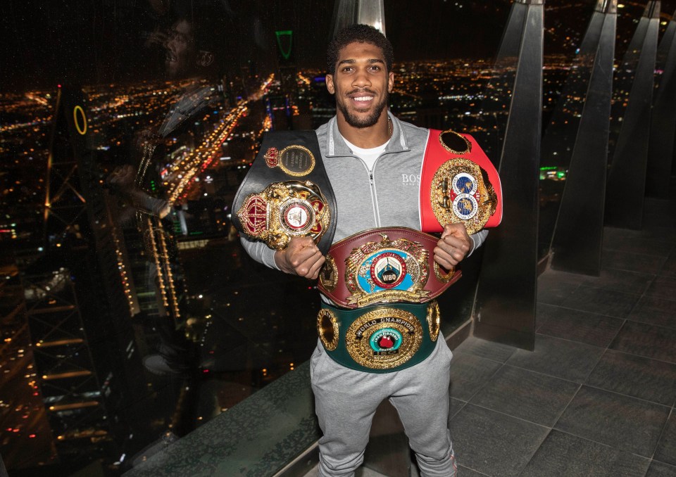 Heavyweight world champion Anthony Joshua gave his 'humble opinion' on the debate