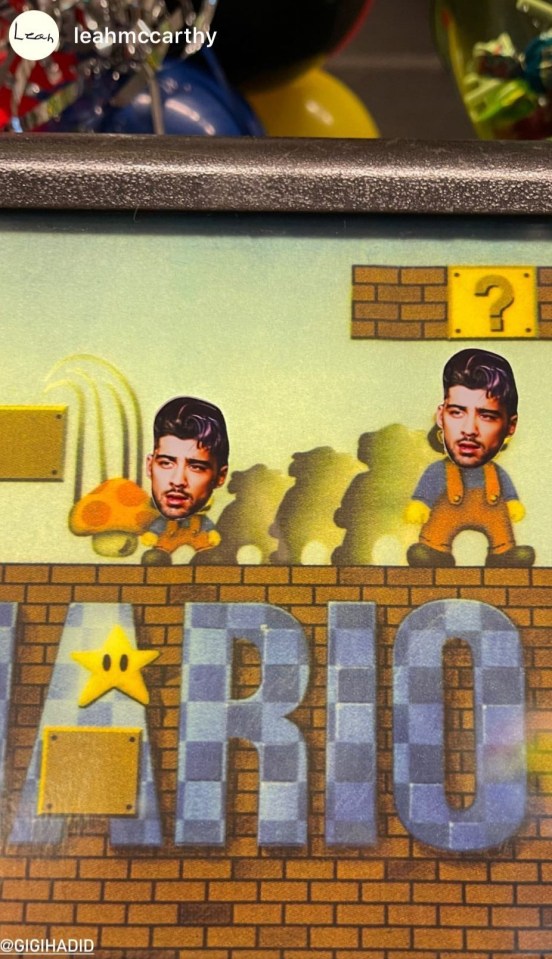 Zayn's face was plastered over all of the machines and tables