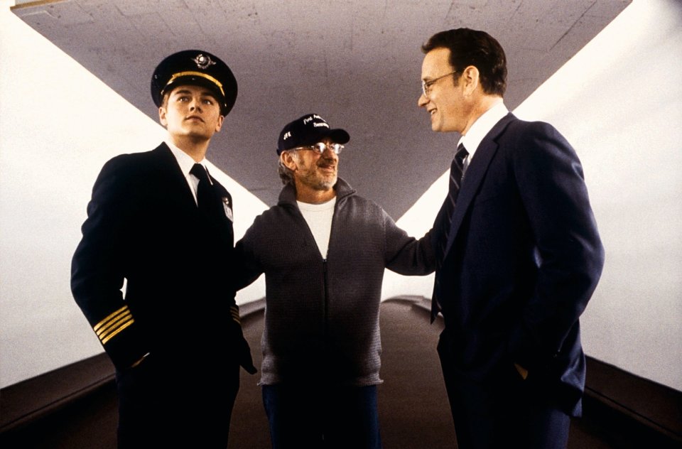 Film was directed by Steven Spielberg (centre) and also starred Tom Hanks (right)