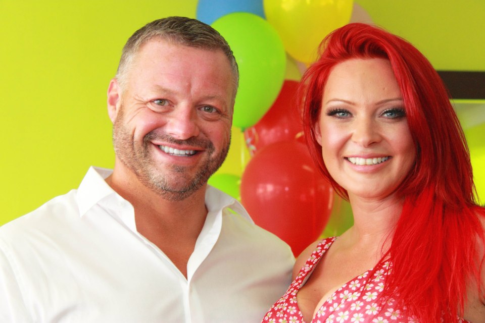 Mick Norcross with Trendy Monkeys salon owner Michelle Divine