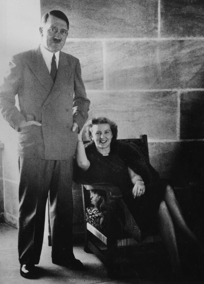 Hitler and his lover Eva Braun died together in Berlin in 1945