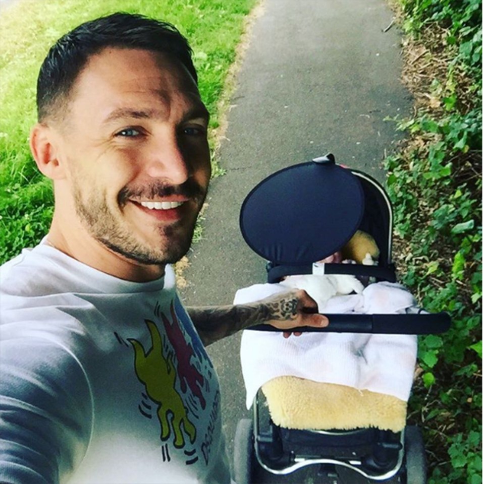 Mick became a grandad following the birth of Kirk Norcross' baby