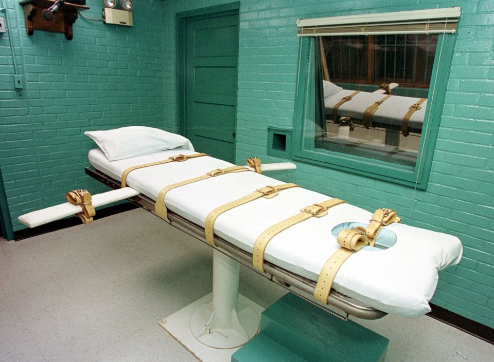The death chamber at Huntsville Prison in Texas, where Milam is set to be executed