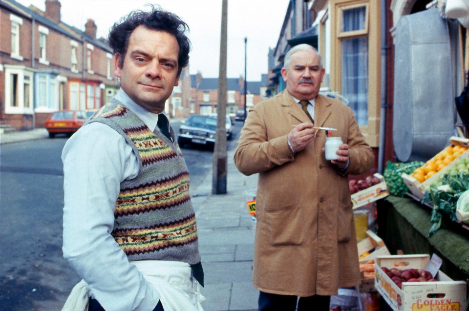 Sir David Jason, 80, starred as Del Boy in Only Fools and played Granville alongside Ronnie Barker’s Arkwright in Open All Hours