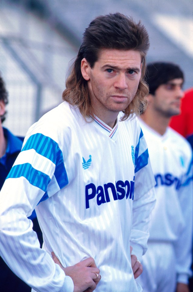 Chris Waddle signed for Marseille for £4.5m in 1989
