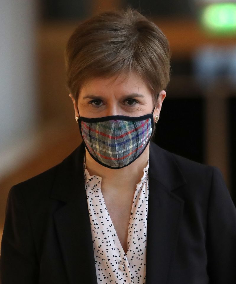 Sturgeon told Scotland earlier they will also face a lockdown from midnight