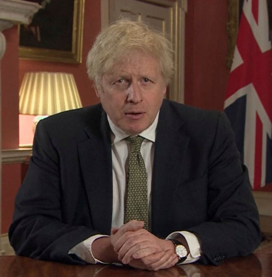 Boris Johnson addressed the nation on January 4