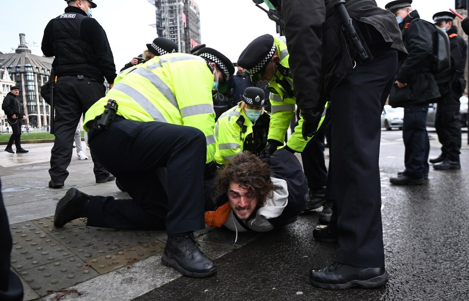 Officers were telling people they would be issuing fines if they didn't return home