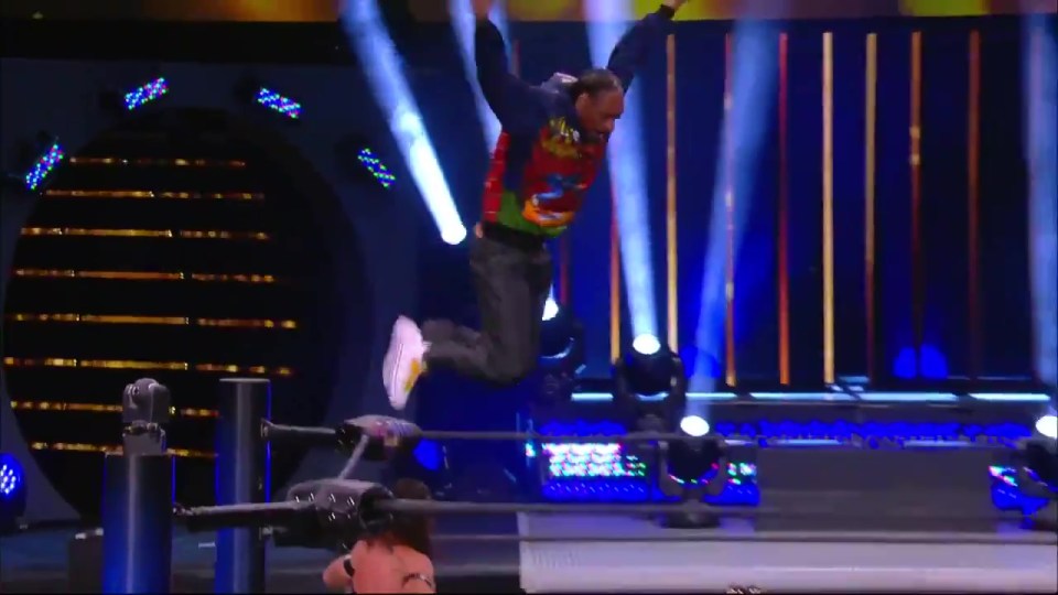 Hip hop icon Snoop Dogg launched himself off the top rope on his AEW debut