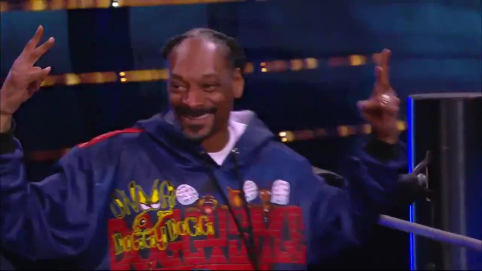 Snoop was delighted with his high flying efforts