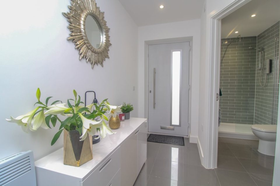 The renovated wasteland is on the market for £200k