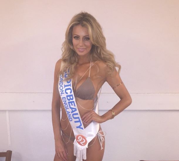 She represented London at Las Vegas's Tropic Beauty contest
