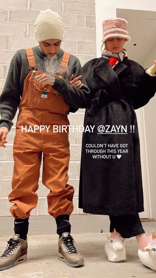 Zayn Malik celebrated his 28th birthday with Gigi Hadid last night