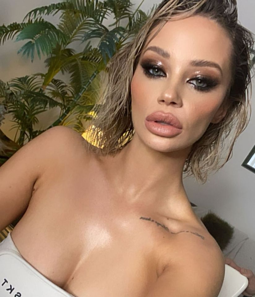 She looks a world away from her time on the show