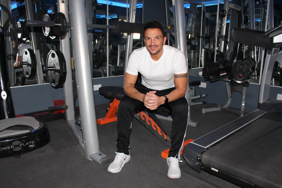 Peter’s fitness drive comes after catching Covid last month