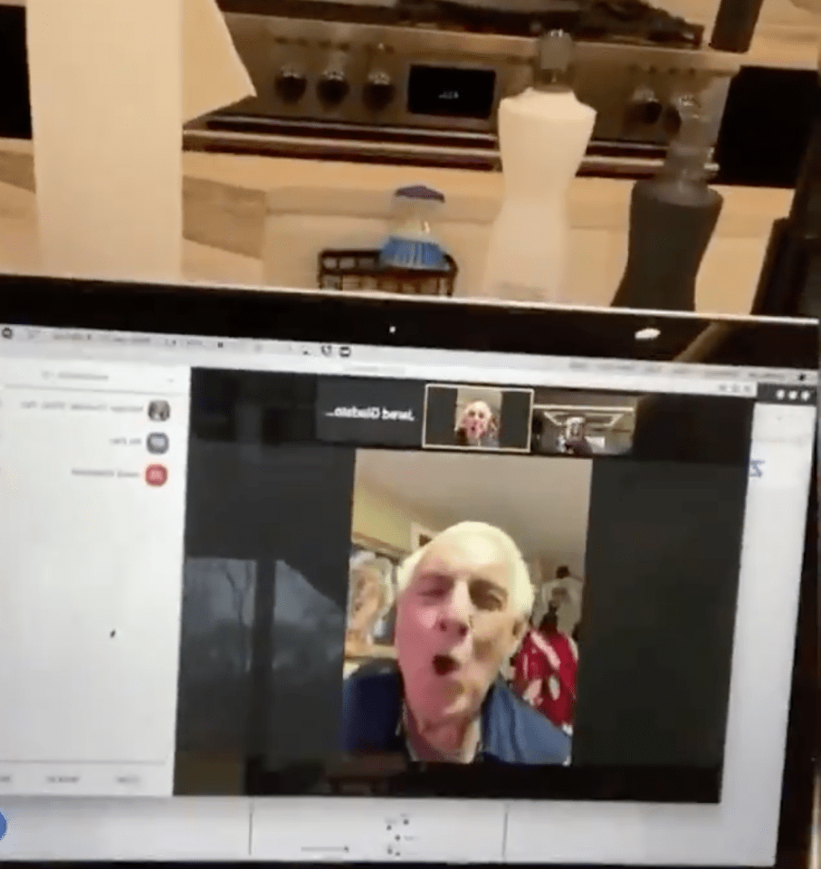 Michael Chandler received a Zoom call from Rick Flair