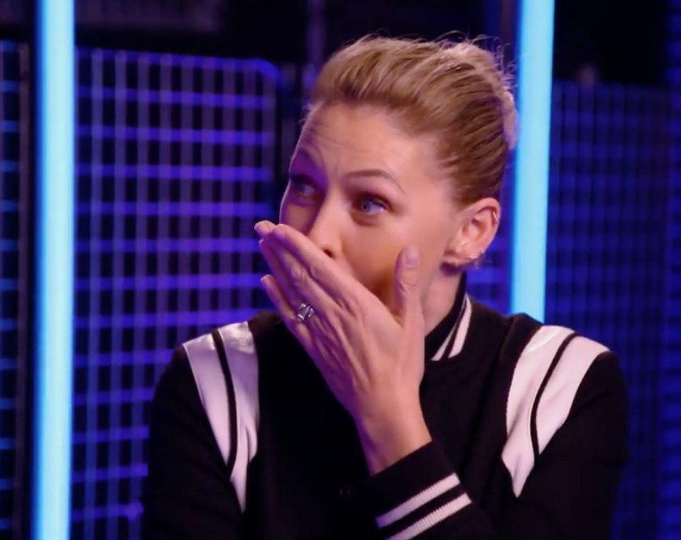 Host Emma Willis was shocked that Olly had dared to block Sir Tom Jones