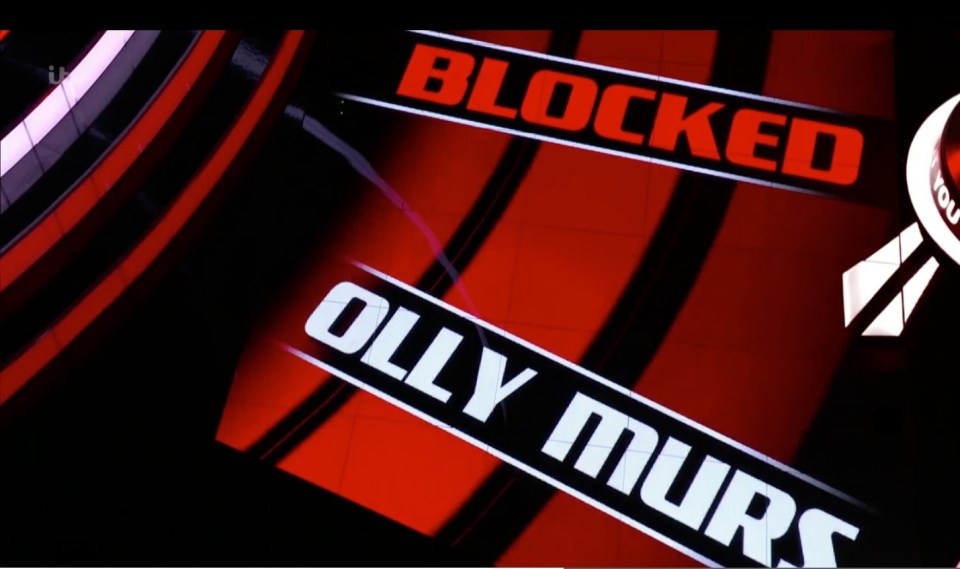 Olly blocked his fellow judge because they both wanted Joe