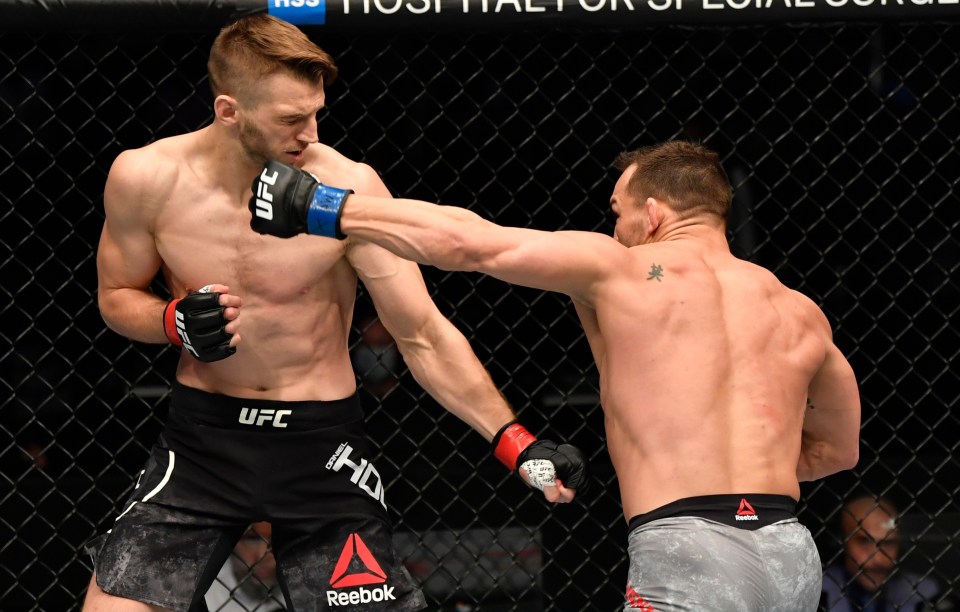 Michael Chandler scored a stunning TKO victory over Dan Hooker at UFC 257
