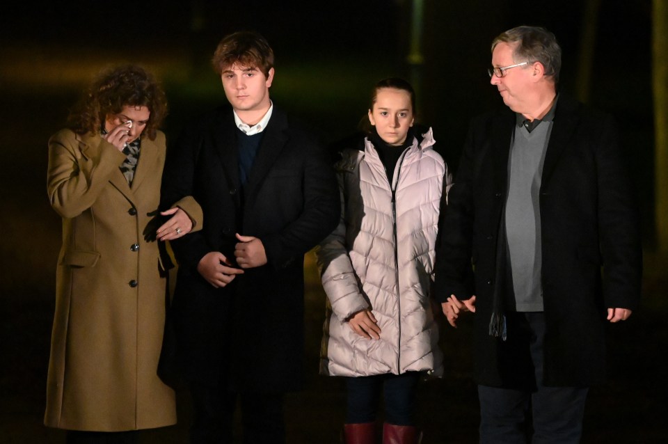 Captain Tom's heartbroken family stepped out to pay tribute to the war veteran