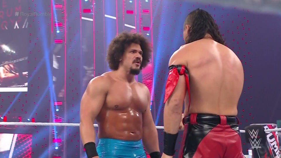 Carlito made a shock return at the Royal Rumble