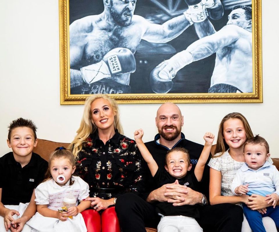 Tyson and Paris Fury have five children already