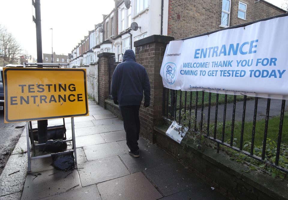 Sites have been set up for everyone over the age of 16 who lives in the affected areas
