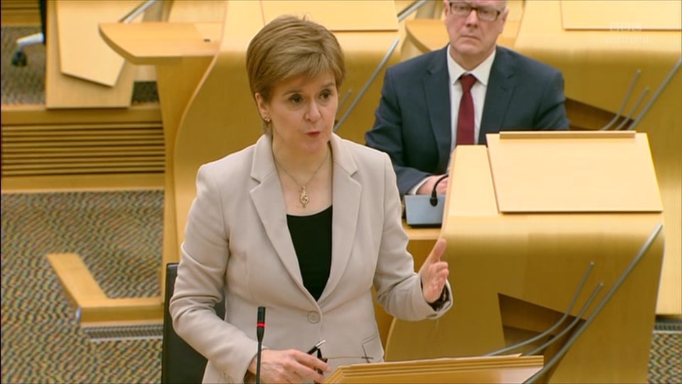 Nicola Sturgeon announced schools will start to reopen on February 22