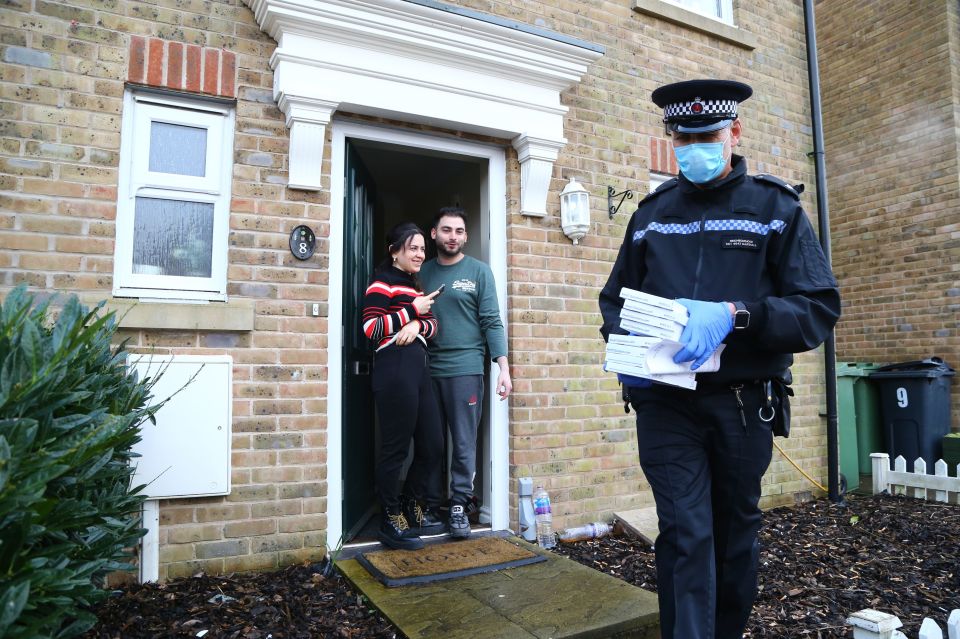 Volunteers will be knocking on doors to provide tests when people cannot make it to test centres
