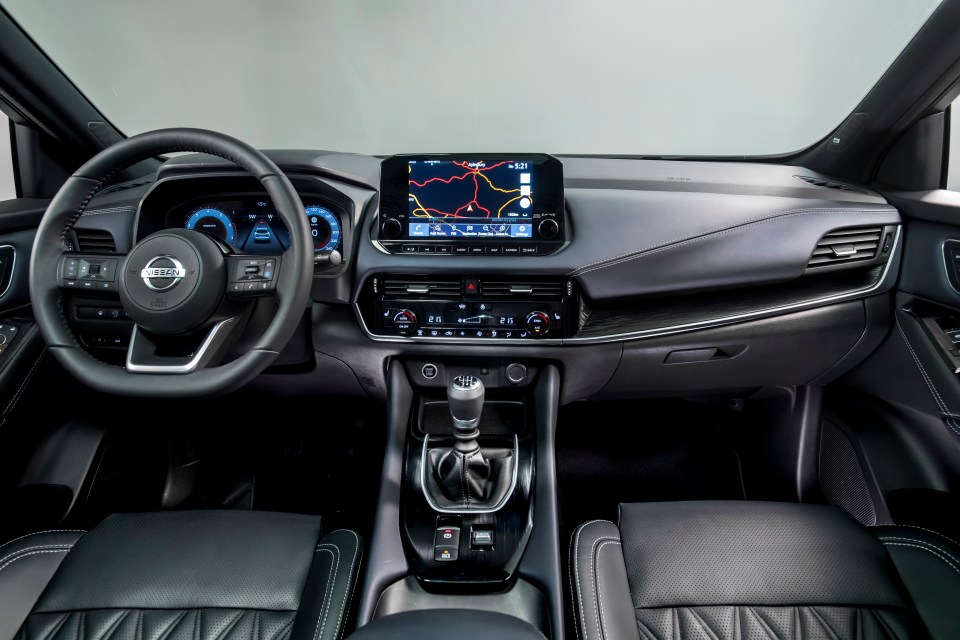 The plush cabin comes complete with all the tech and safety systems you need