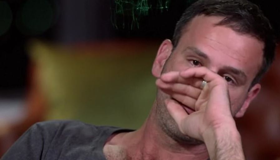 The farmer couldn't hold back the tears as he dealt with the bombshell