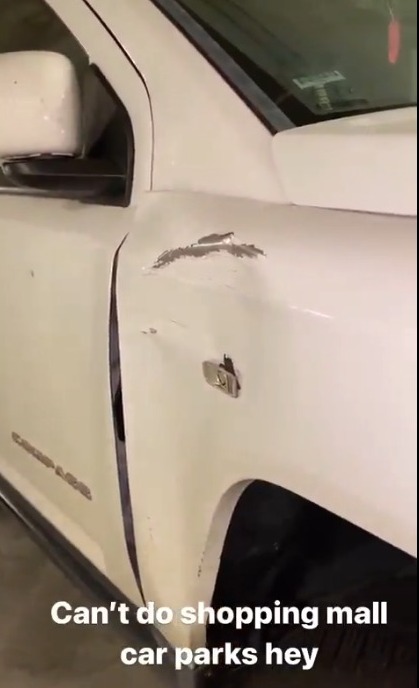 The reality star said she 'outdid' herself with the parking
