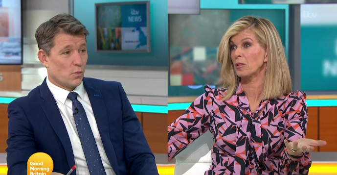 Kate Garraway returned to GMB today after some time away
