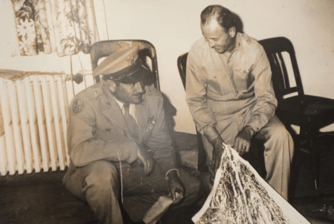 Pieces of debris from the scene were examined at the Roswell base