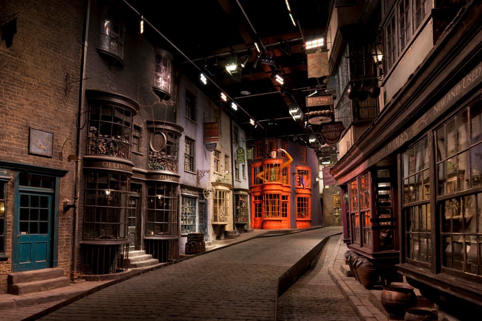 Go shopping in Diagon Alley as part of the Harry Potter Studio Tour