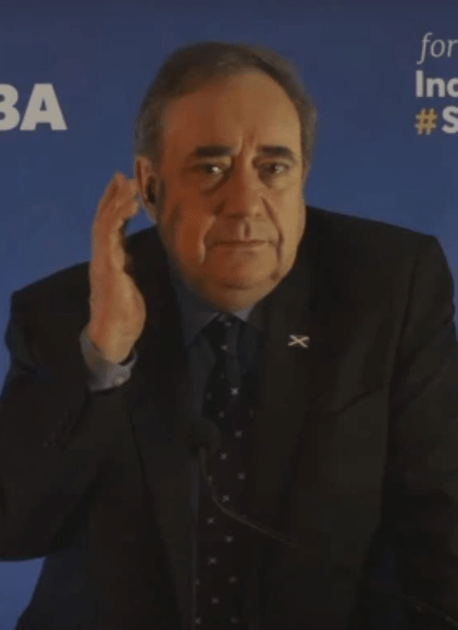 Alex Salmond has announced he'll lead a new Scots political party ahead of the May elections in a broadcast riddled with tech errors