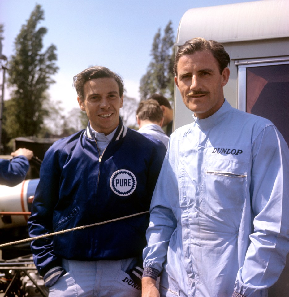 Jim Clark and Graham Hill pictured together back in their heyday